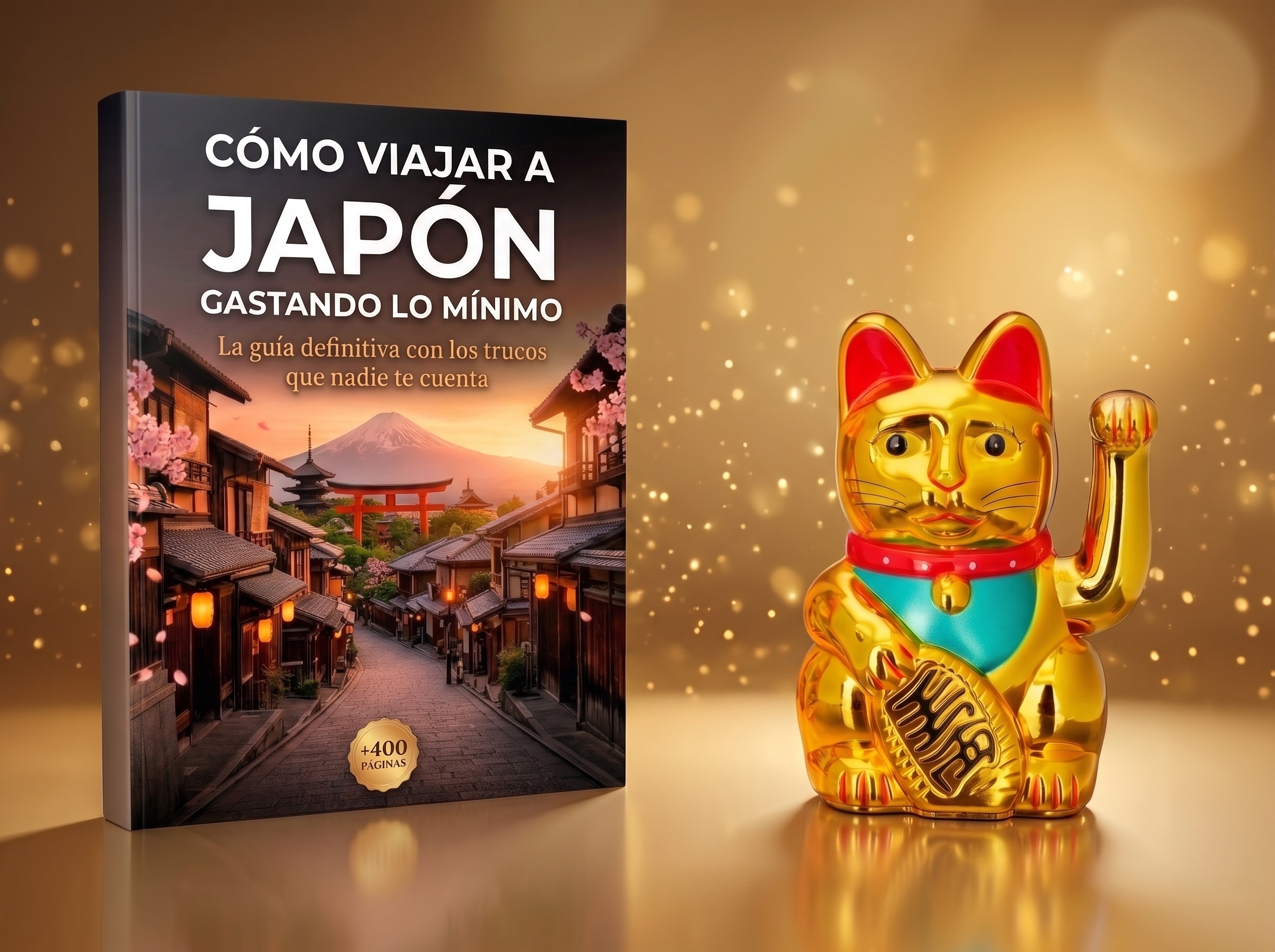 Pack: guía de viaje a Japón y Maneki-neko